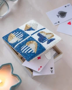 Ace Of Celebrations Hand Embroidery Beaded Cards Box