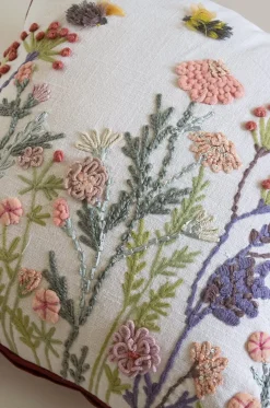 Adwita Embroidered Cushion Cover