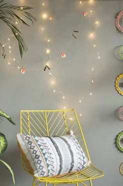 Aiden Hand Embroidered Cushion Cover- Stripes