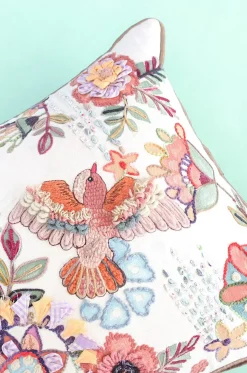 Alice Embroidered Cushion Cover