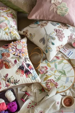 Alice Embroidered Cushion Cover