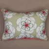 Alice Hand Embroidered Cushion Cover- Mint Green