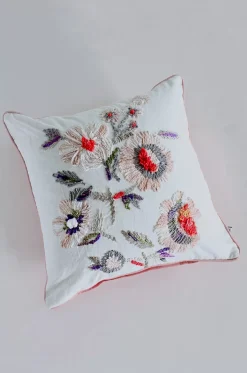 All In Bloom Embroidered Cushion Cover