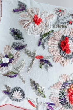 All In Bloom Embroidered Cushion Cover