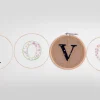 Alphabet Embroidery Hoop Wall Hanging
