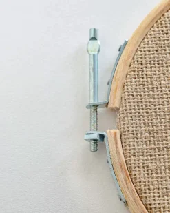 Alphabet Embroidery Hoop Wall Hanging