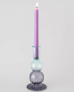 Amari Borosilicate Candle Holders - Set Of 2