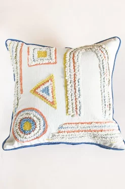 Amos Embroidered Cushion Cover