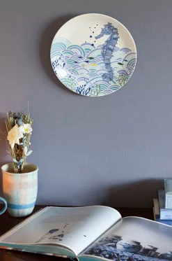 Animal Illustrative Series Wall Plate - Sea Horse