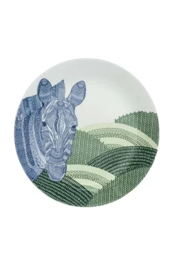 Animal Illustrative Series Wall Plate - Zebra