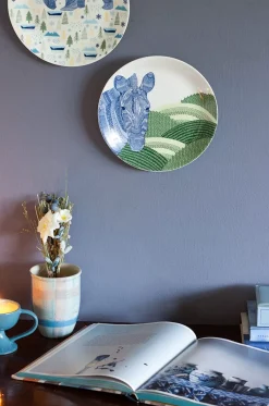 Animal Illustrative Series Wall Plate - Zebra