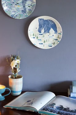 Animal Illustrative Series Wall Plate - Bear