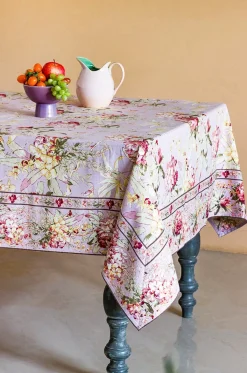 April Cornell Hydrangea Amethyst Dining Cloth-8 Seater