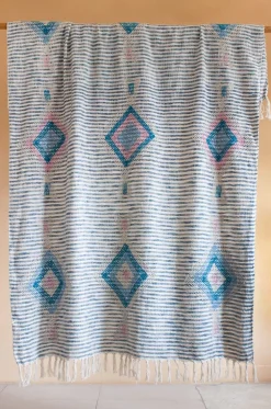 Asra Woven Cotton Throw