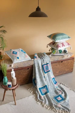 Asra Woven Cotton Throw