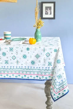Astral Cotton Table Cover - 6 Seater