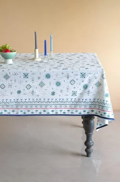 Astral Cotton Table Cover - 6 Seater