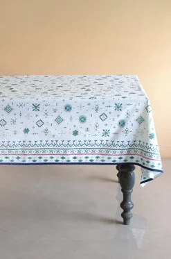 Astral Cotton Table Cover - 6 Seater