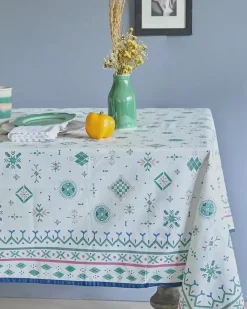 Astral Cotton Table Cover - 6 Seater