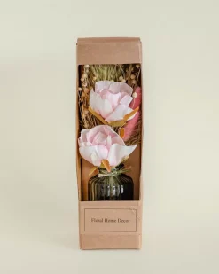 Aurora - Dried Flowers Bouqet In Glass Vase