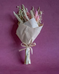 Aurora Natural Dried Flowers Bouquet - 30Cm