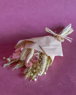 Aurora Natural Dried Flowers Bouquet - 30Cm