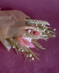 Aurora Natural Dried Flowers Bouquet - 30Cm