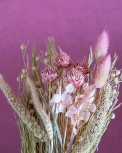Aurora Natural Dried Flowers Bouquet - 30Cm