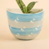Bees Knees Wall Planter- Cerrulean Blue