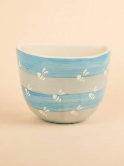 Bees Knees Wall Planter- Cerrulean Blue