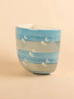 Bees Knees Wall Planter- Cerrulean Blue