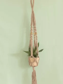 Bell Flowers Macrame Planter Holder