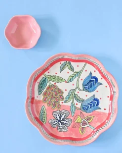 Bella's Blue Bells - Chip And Dip Platter With Bowl