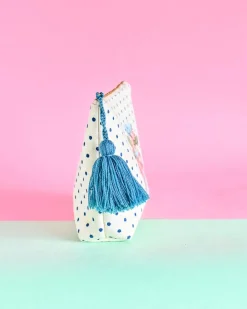 Belle Fleur Embroidered Pouch