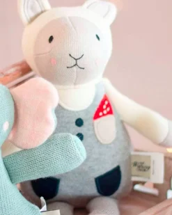 Biggles Knitted Cotton Toy