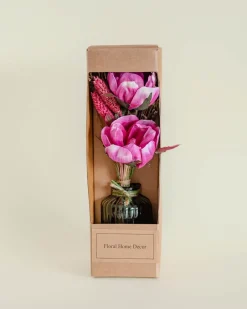 Blooms - Dried Flowers Bouquet In Glass Vase