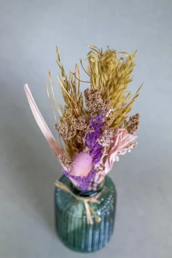 Botanica Natural Dried Flowers Bouquet In Glass Jar