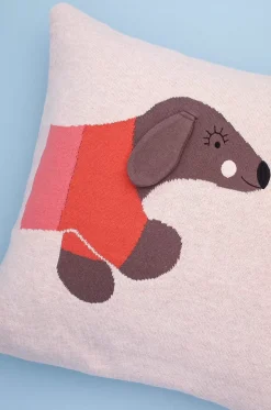 Bruno Knitted Cotton Cushion Cover