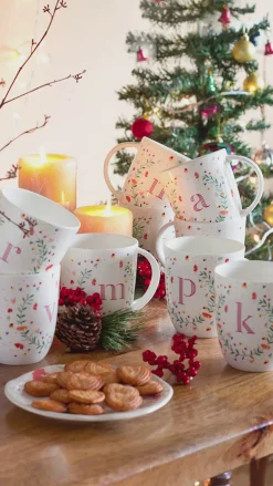 Butterfly Monogram Mug- A To Z