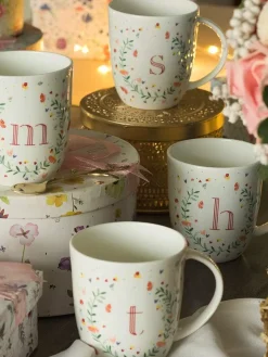 Butterfly Monogram Mug- A To Z