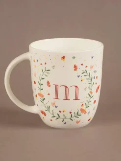 Butterfly Monogram Mug- A To Z