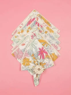 By The Beach Napkin Set Of 6 - Pearl Aqua