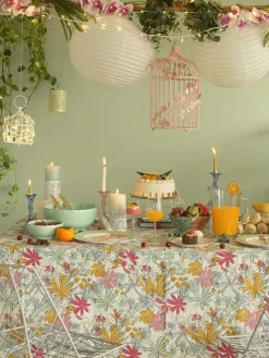 By The Beach Table Cover - Pearl Aqua