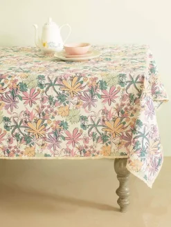 By The Beach Table Cover - Turquoise