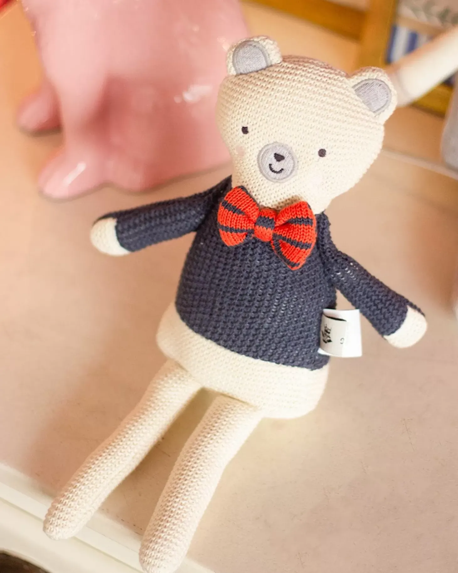 Cuddles Knitted Cotton Toy