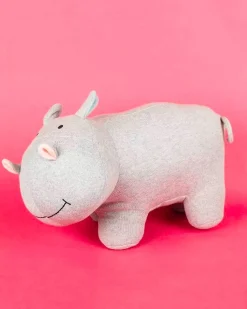 Darling Hippo Knitted Cotton Toy