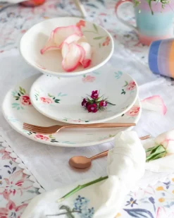 Day Dreams Handpainted Side Plates - Set Of 4