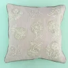 Dew Drops Embroidered Cushion Cover