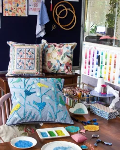 Elad Embroidered Cushion Cover