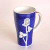 Electric Azure Mug - Flower